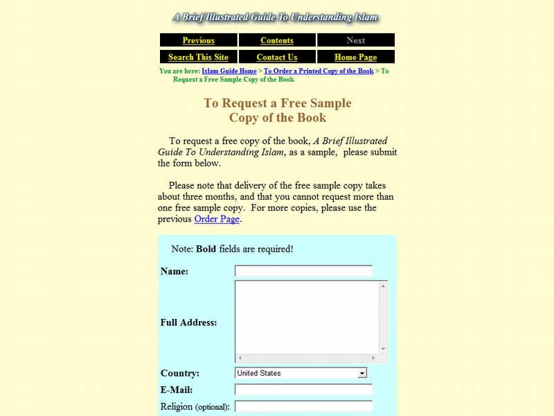 Livro sobre Islão Gratuito